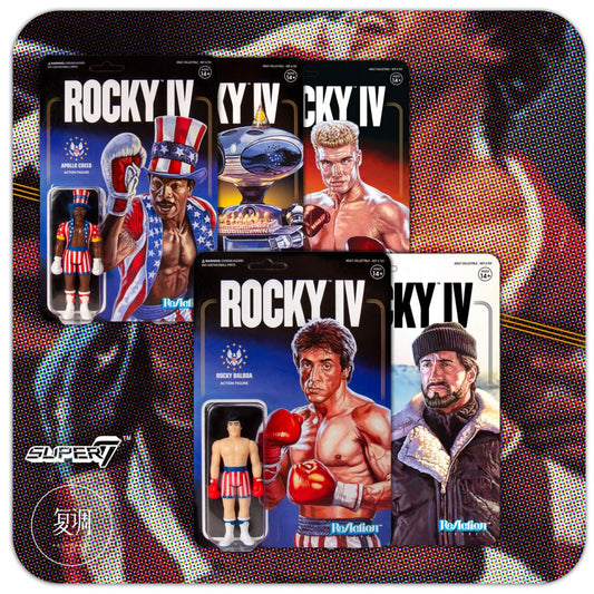 Super 7 Super hero rocky sico apollo creed ivan drago Action Figure 3.75inch Collectible Model Toy Doll Gift