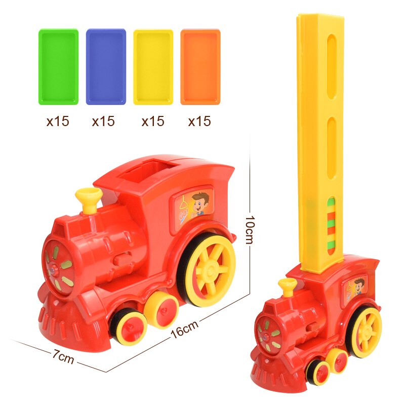 Automatic Dominoes Placer Train Toy Set