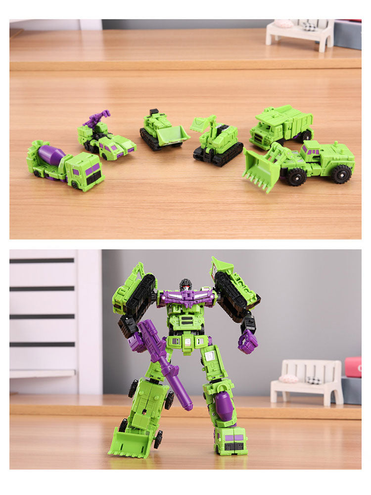 Transform 6 in 1 Model MINI Devastator 21CM Action Figure Toy