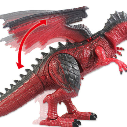 Big Dragon Fire Breathing Electric Remote Control Toy