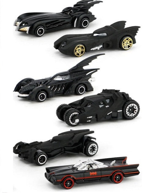 6pcs/set Batmobile Diecast Cars