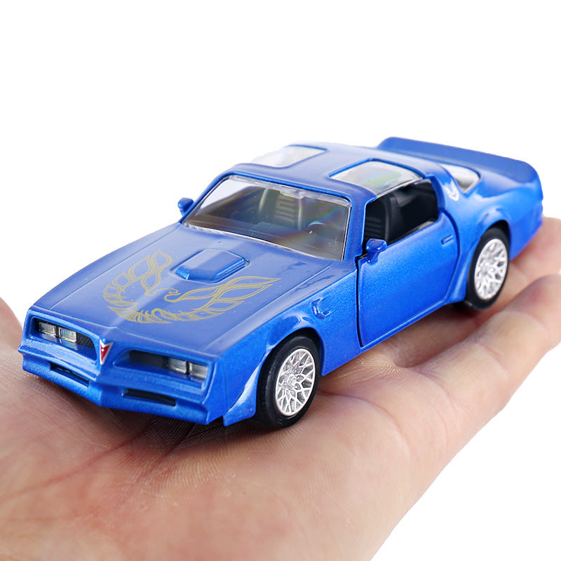 Quality 1:36 alloy pull back PONTIAC FIREBIRD car model,2-door classic car sports car toy,free shipping