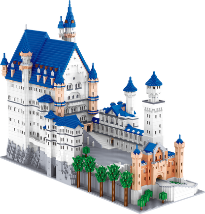 Neuschwanstein Castle Princess Building Blocks Kit