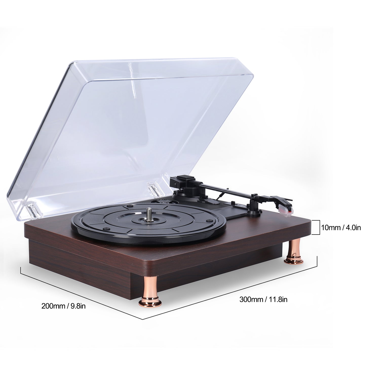 Retro Style Vinyl Record Player