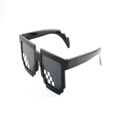 8 Bit Pixelated Thug Life Sunglasses