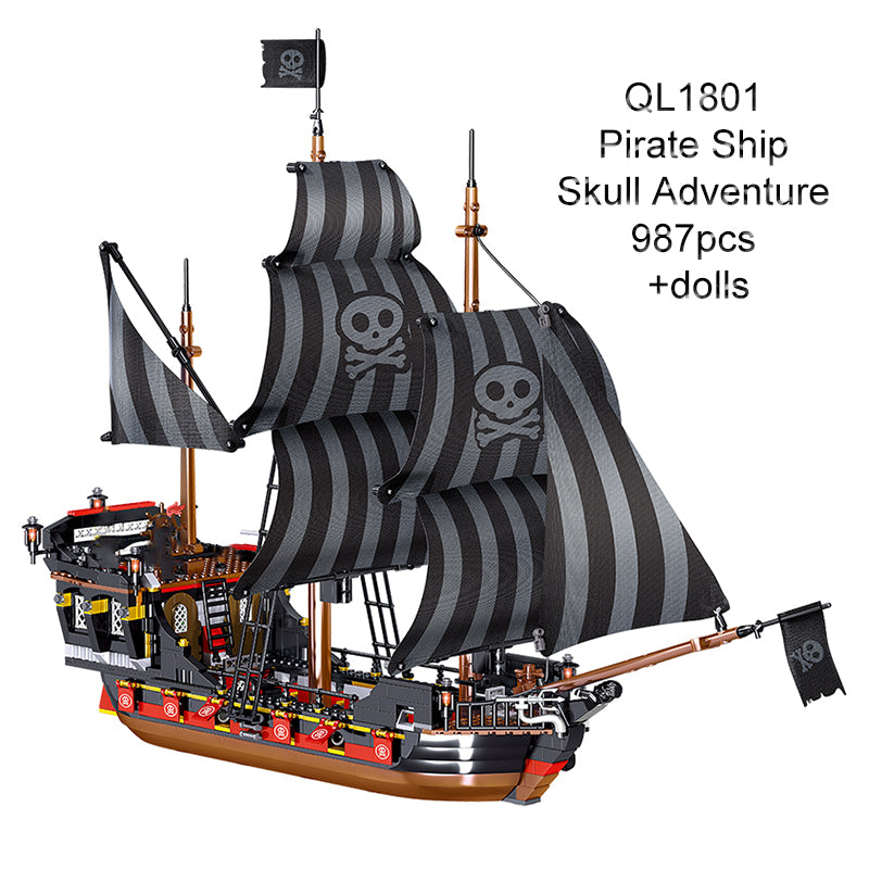 Pirate Ships Model Building Bricks