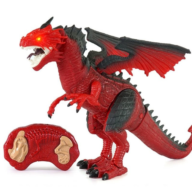 Big Dragon Fire Breathing Electric Remote Control Toy