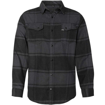 clean plaid has charcoal feel with button snaps for quick change