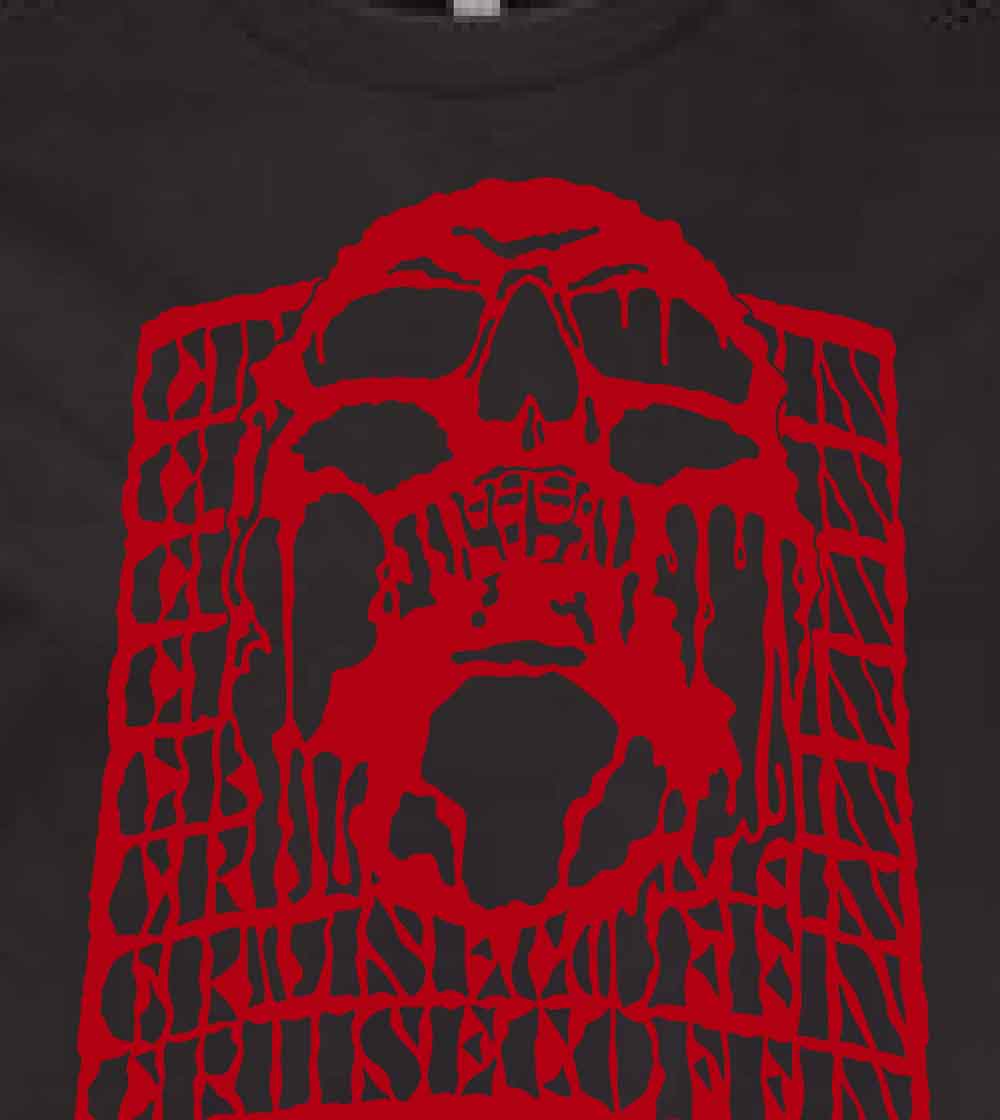 Cruise Coffin Rising Bloody Skull T-Shirt