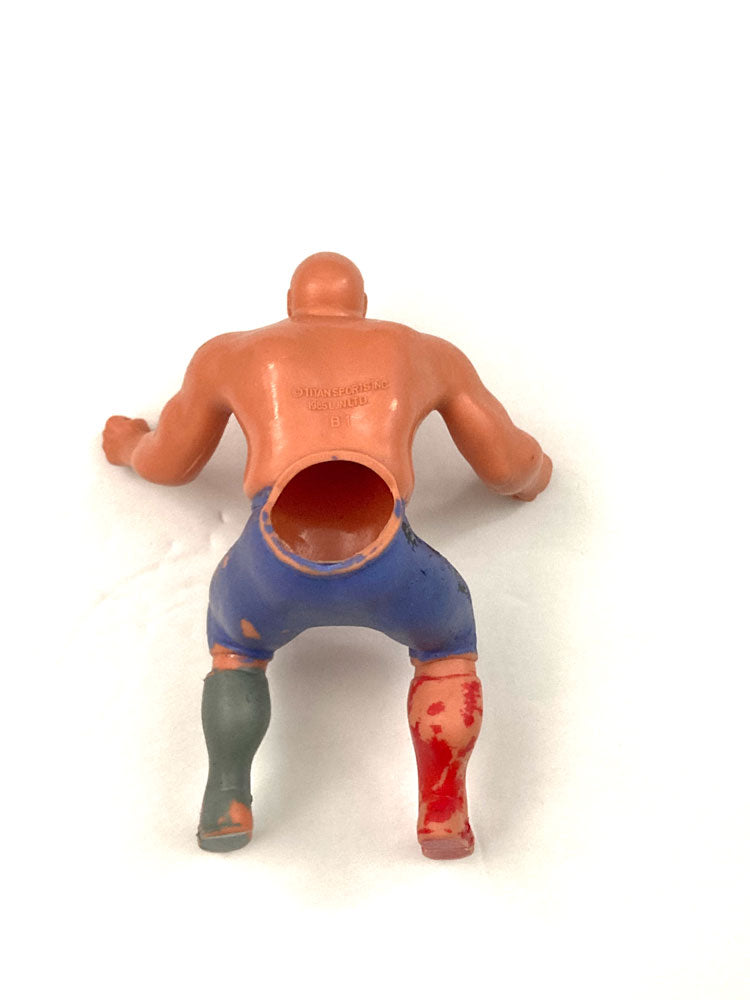 USED 1985 LJN WWF Iron Sheik Thumb Wrestler