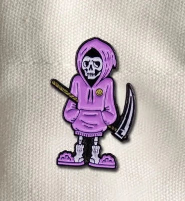 Cute Grim Reaper Enamel Pin