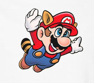 Super Mario 3 Premium White Shirt