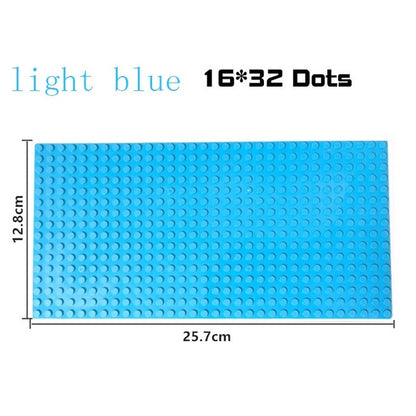 Base Plate 32*32 16X32 16X16 Dots  Building Blocks Baseplate DIY Plastic Plate  Classic Brick Accessories Kids Toy