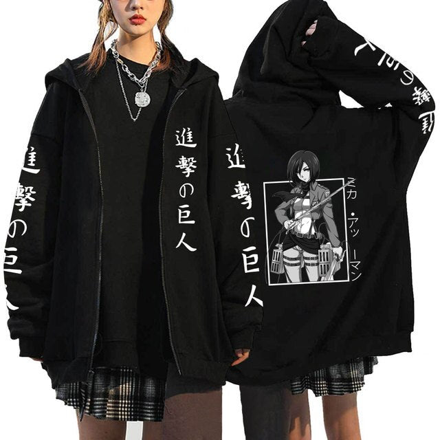 Attack On Titan Zip Hoodies