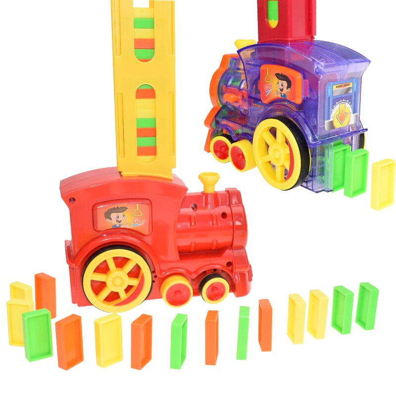 Automatic Dominoes Placer Train Toy Set