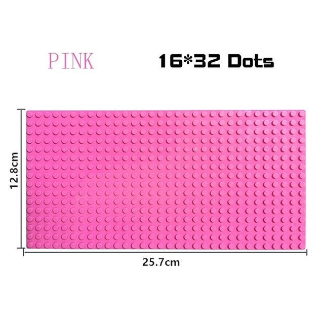 Base Plate 32*32 16X32 16X16 Dots  Building Blocks Baseplate DIY Plastic Plate  Classic Brick Accessories Kids Toy