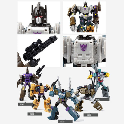 Transform 5 in 1 Combiners Bruticus Action Figure Toy