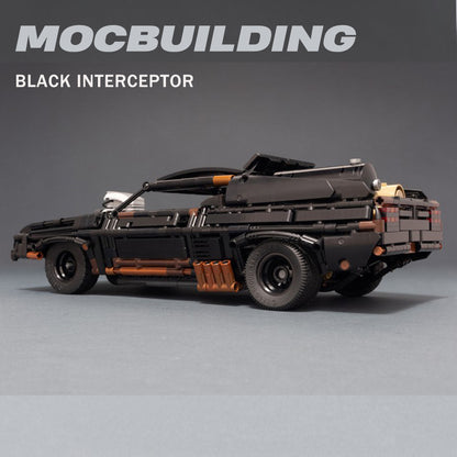 Mad Max Black Interceptor Car Building Blocks Model Kit