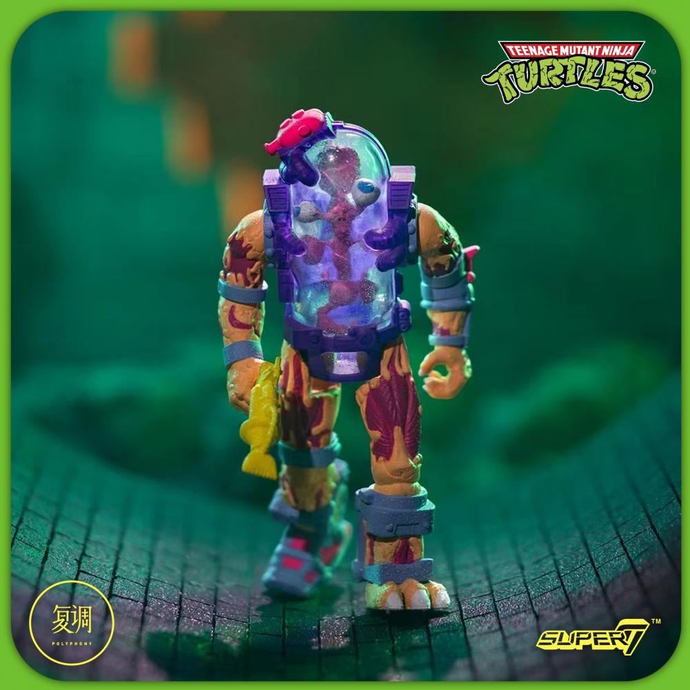 Super7 Teenage Mutant Ninja Turtles TMNT Anime Action Figure 2022 New Original Comic image Collection Hanging card Model Toys