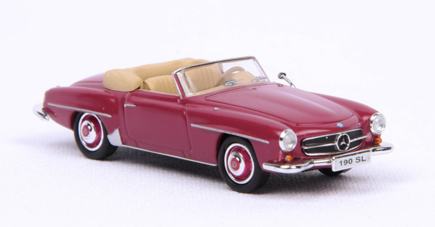 1:87 simulation Car Mercedes Benz 190SL 300C 300SL Classical Car Retro Autos Pull Back Function Model Vehicle Toys for Children