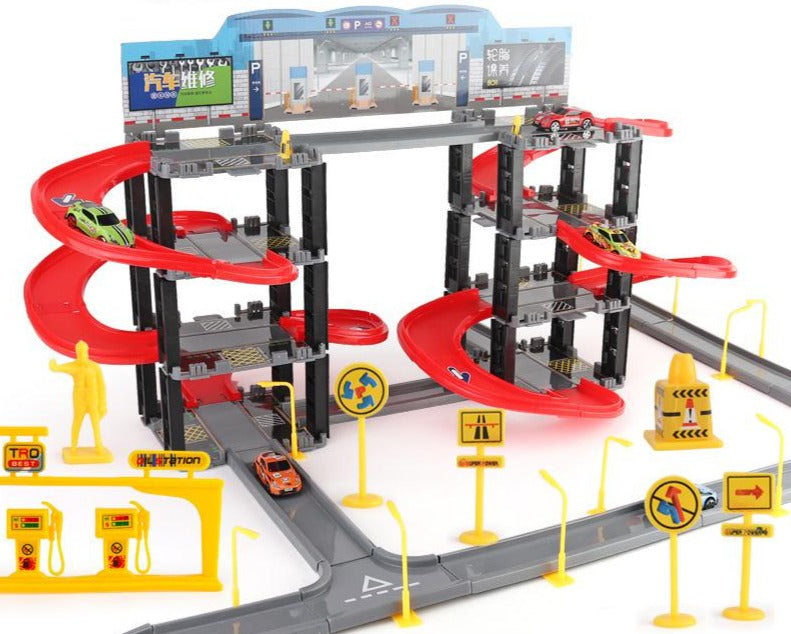 Urban Parking Lot Toy Set