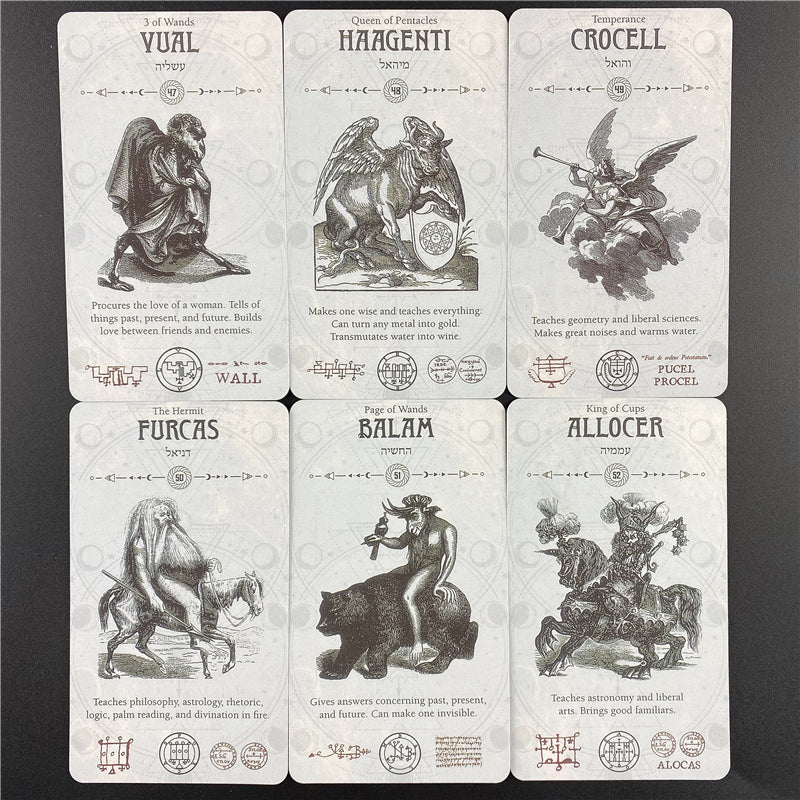 Occult Tarot Cards English Version