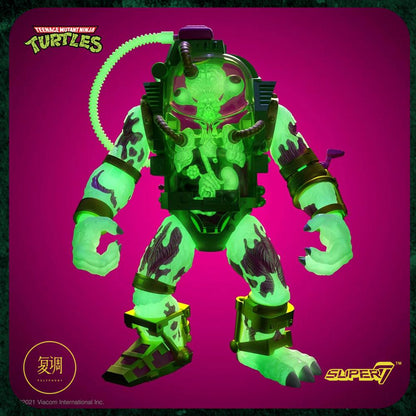 Super7 Teenage Mutant Ninja Turtles Mutagen Man Glow in the Dark Anime Action Figure 3.75inch Collectible figurines Model Toys