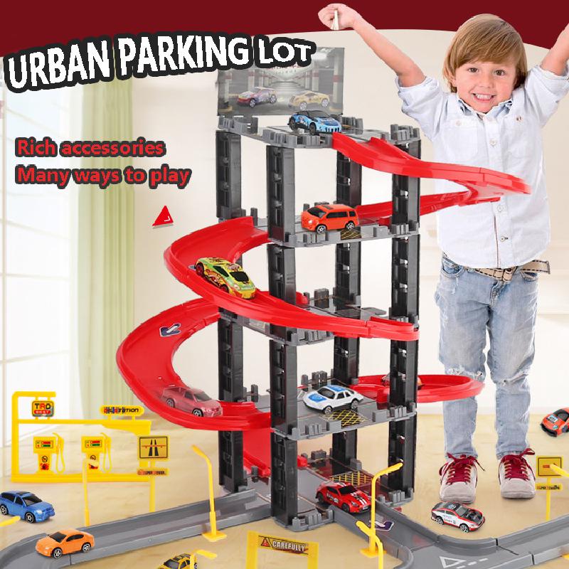 Urban Parking Lot Toy Set