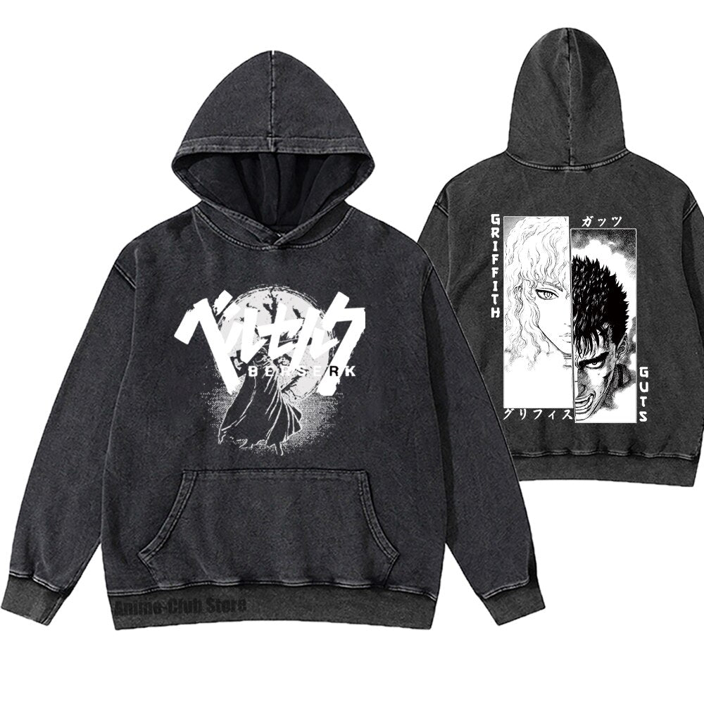 Berserk Retro Long Sleeve Sweatshirts