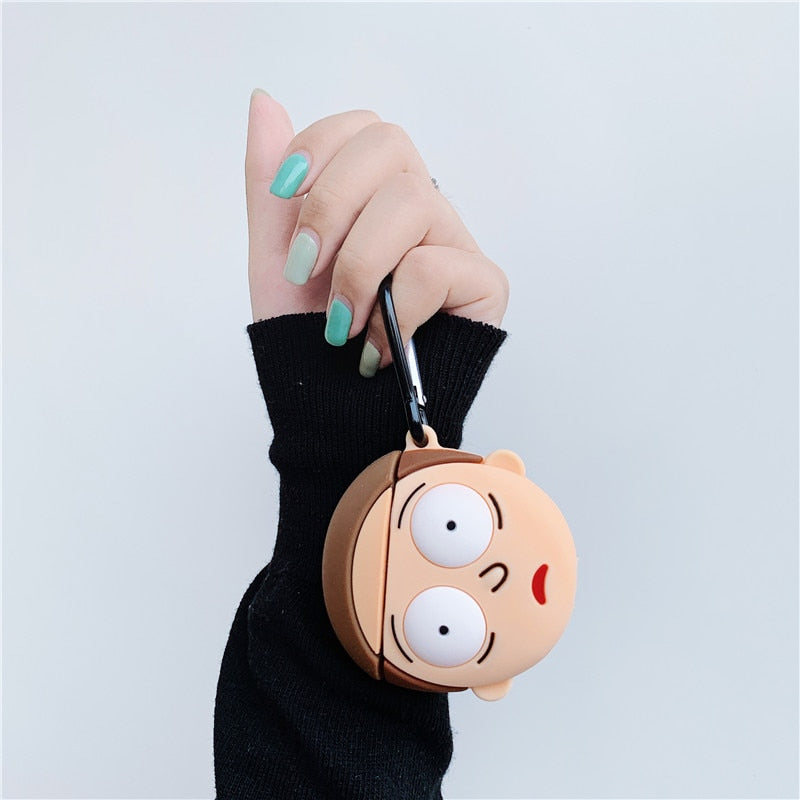 Rick and Morty Cartoon Airpods Case