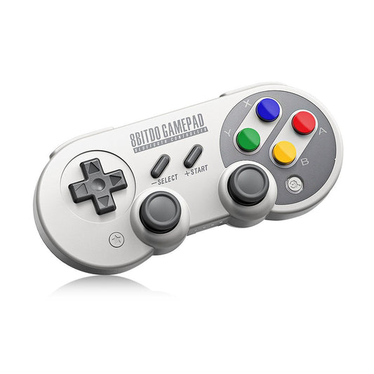 Bluetooth SNES Style Game Pad With Thumb Joysticks for Switch Windows Android MacOS Steam