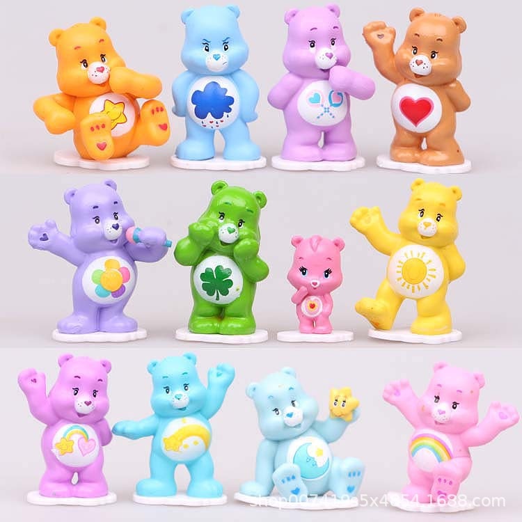 Care Bares 12 Pieces Action Figures