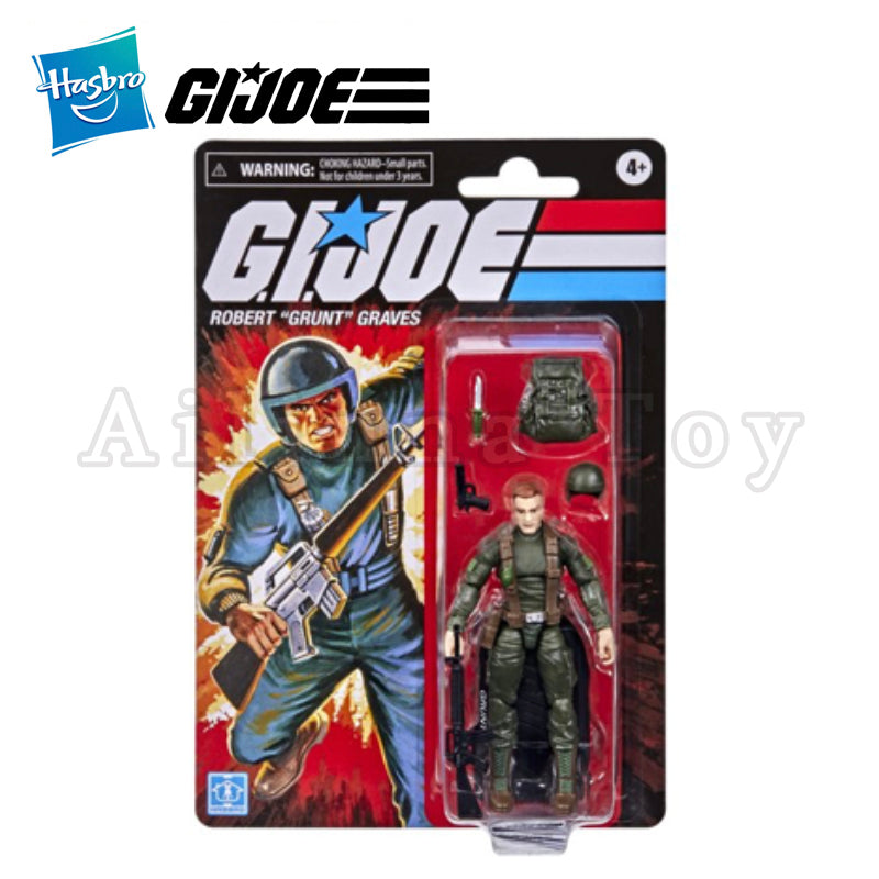 Hasbro G.I.JOE 3.75inch Original Action Figure Cobra Officer Grunt Lady J Anime Collection Movie Model For Gift Free Shipping