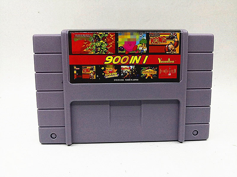 Retro SNES 900 in 1 Pro Game Cartridge For 16 Bit Game Console