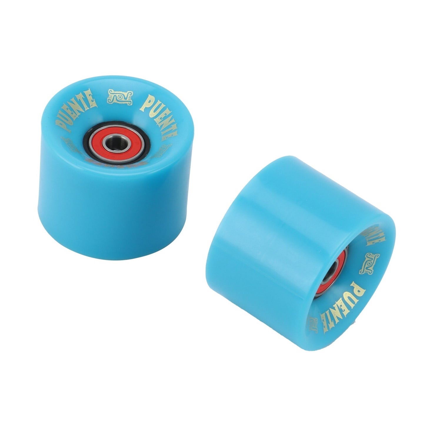 60mm Baby Blue Skateboard Wheels