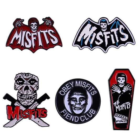 Misfits Enamel Pins