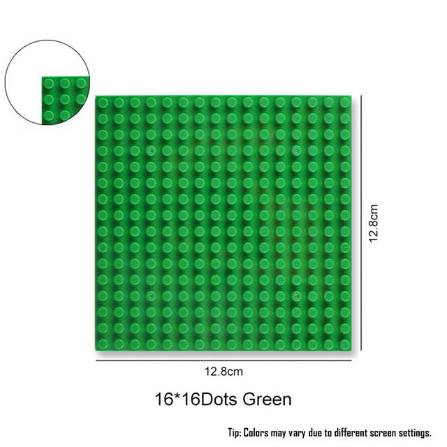 Base Plate 32*32 16X32 16X16 Dots  Building Blocks Baseplate DIY Plastic Plate  Classic Brick Accessories Kids Toy