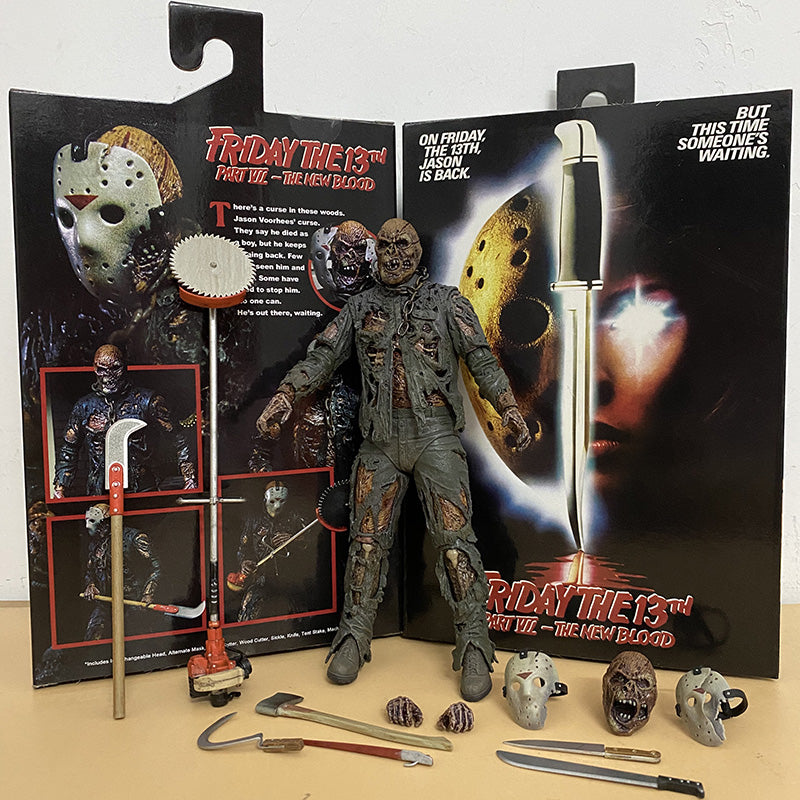 Michael Myers Action Figure Original Ultimate Jason Voorhees Figure Halloween PVC Toy Christmas Halloween Gift