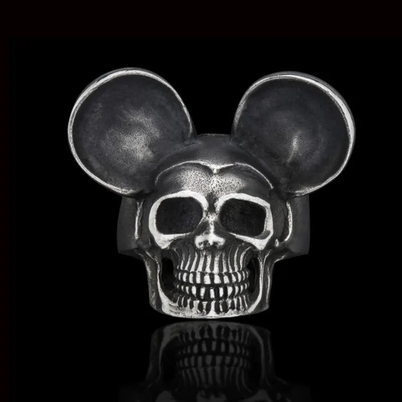 Mickey Skull Ring