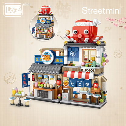 Mini Japanese Street View Building Blocks