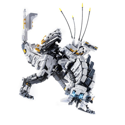 Block Game Horizon Zero Dawned Thunder Jaw Mechanical Monster Action Dragon Dinosaur Toy