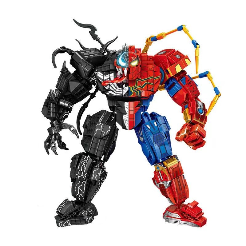 Venom SpiderMan Fusion Symbiosis Building Blocks