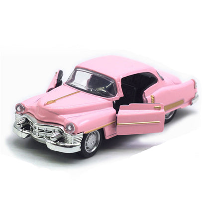 Hot Classic Car Toy Model 1:32 Simulation Pull Back Alloy Diecast Vehicle Collectible Toys Cars for Children 2-Doors Opened Y205