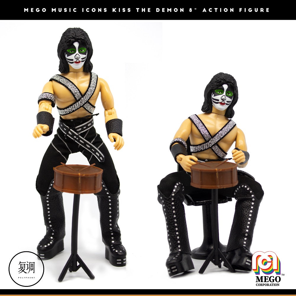 Mego Kiss Band The Demon Rock Band Action Figure