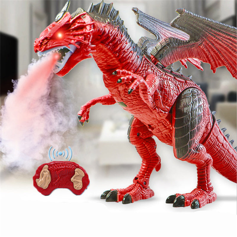 Big Dragon Fire Breathing Electric Remote Control Toy