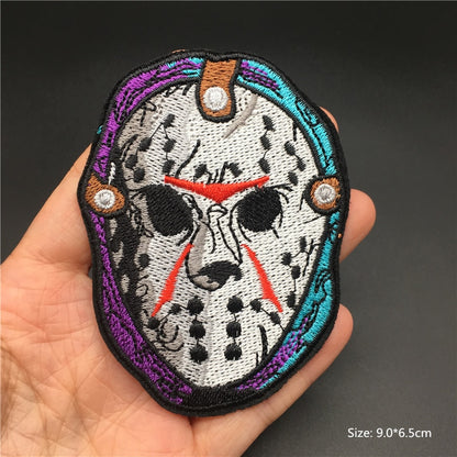 Horror and Skeleton Embroidered Patches