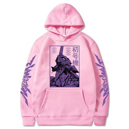 Evangeilon Long Sleeve Hoodies