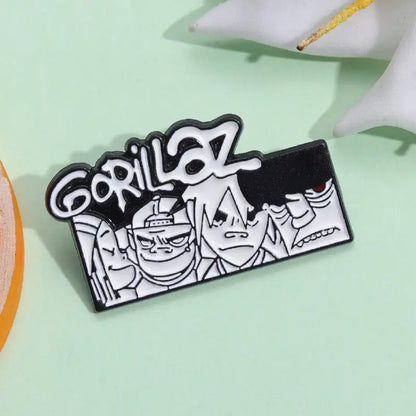 Gorillaz Enamel Pin