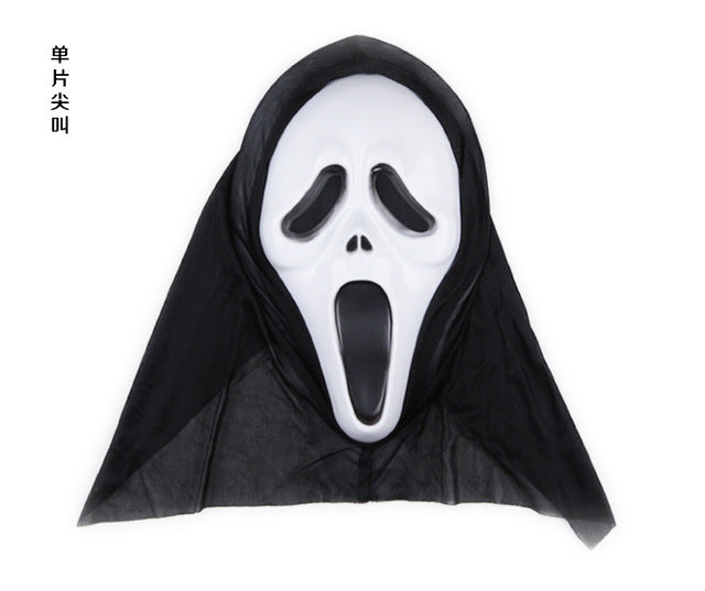 Horror Mask Death Is Coming Scream Mask Halloween Ghost Festival Ghost Face Mask