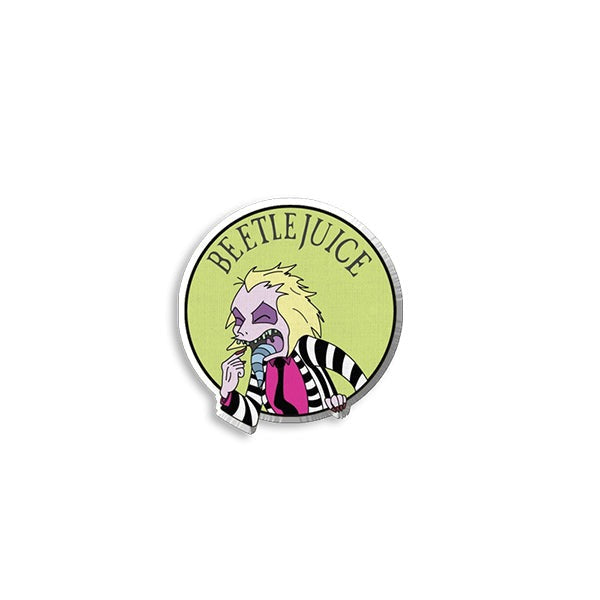 Beetlejuice Characters Handcrafted Epoxy Acrylic Lapel Pins